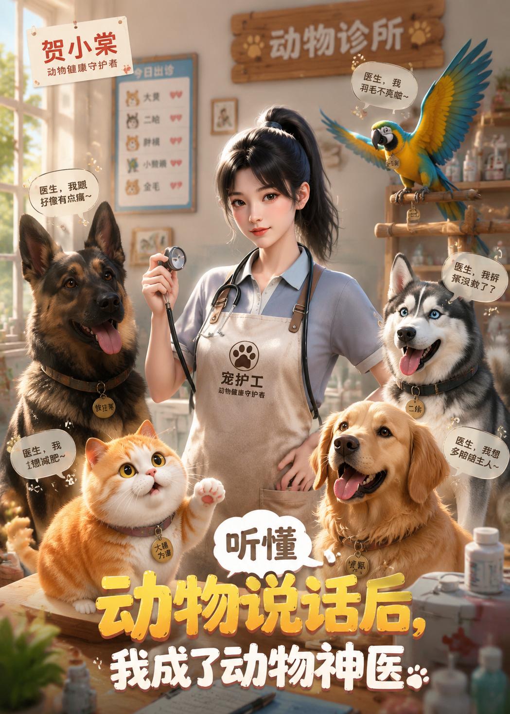 听懂动物说话后，我成了动物神医
